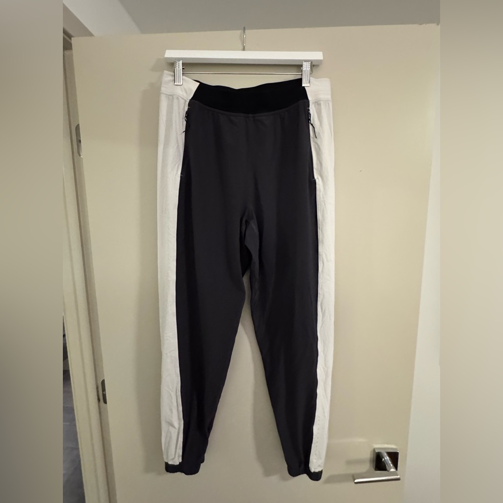 Lululemon Athletica Black and White Track Pants